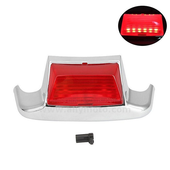 6 Brake Tail Light Lamp Auxiliary Rear Mudguard Fender Tip Red Lighting Harley Davidson Touring Road King